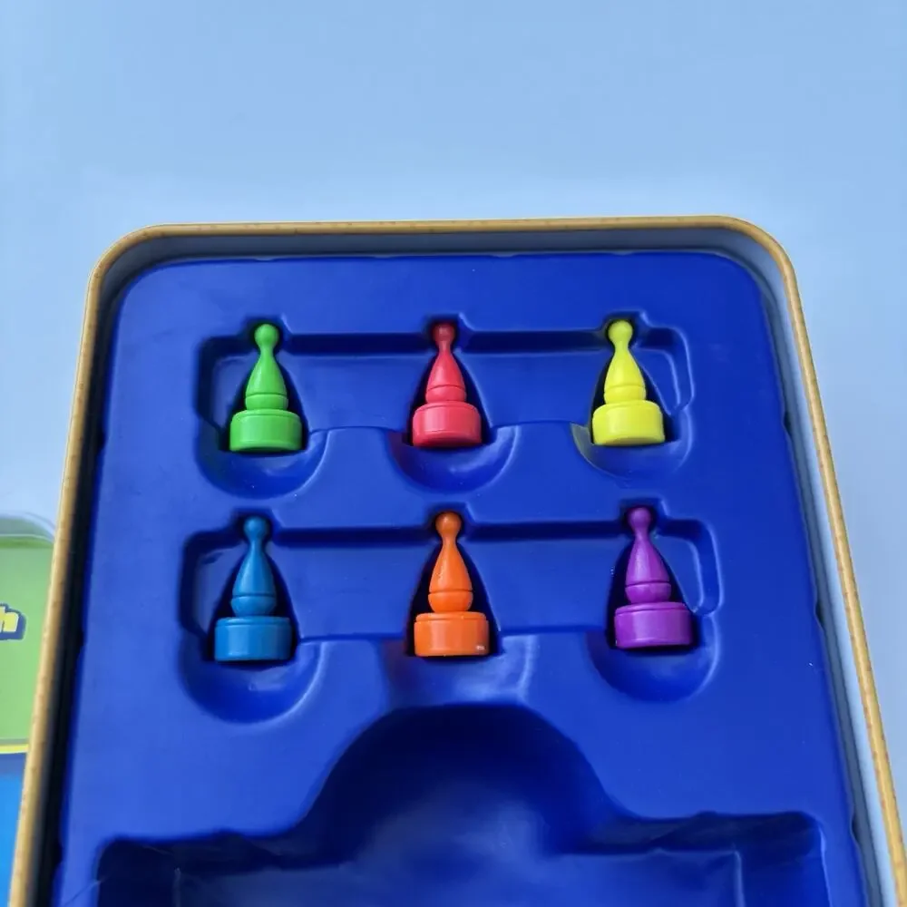 Mad Gab Game Tin COMPLETE Mattel 2004 Travel Party Game Words Humor
